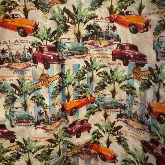 Robert Graham Old Havana Car Print Shirt Men’s 3XL Cuban Retro Jimmy Buffet ASO - Picture 9 of 9